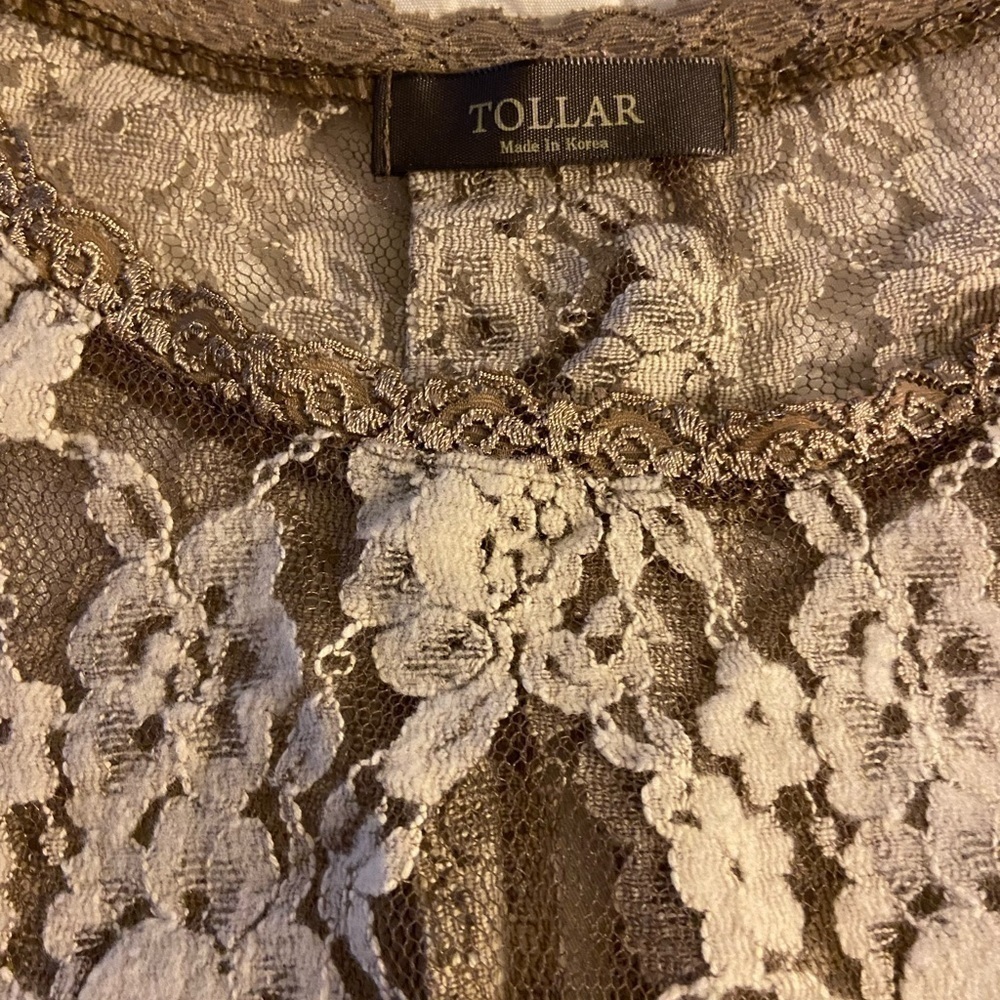 Tollar lace no sleeve shirt - Picture 4 of 4